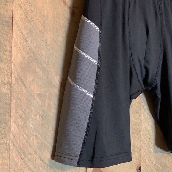 Adidas Triple Stripe Baseball sliding shorts Black and gray Size Large - Picture 6 of 11